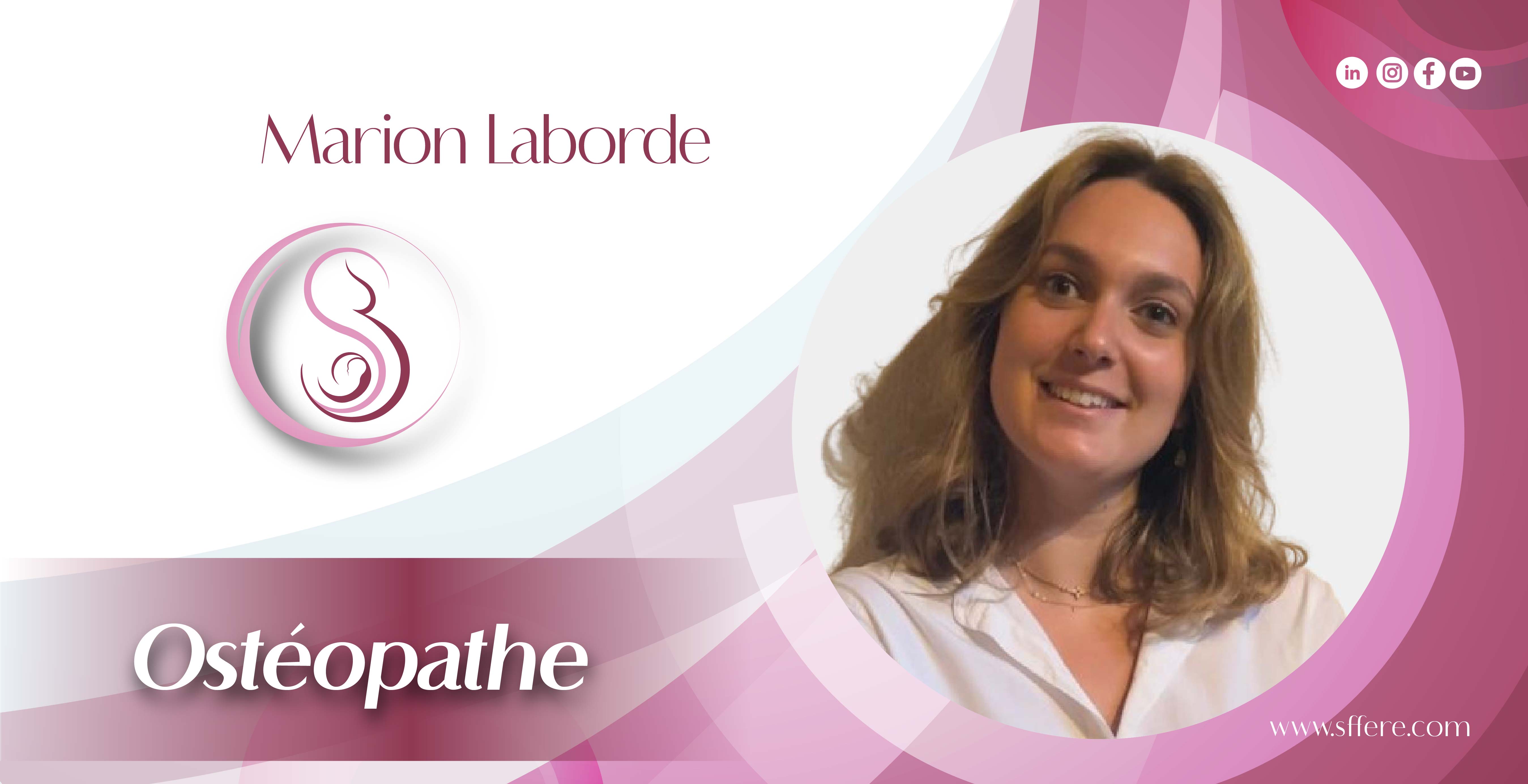 Nouvelle Ostéopathe dans la famille SFFERe! Bienvenue à Marion Laborde !